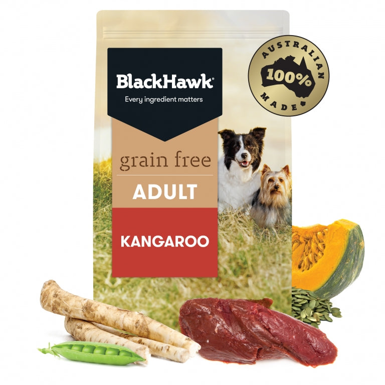 Black Hawk Adult Dog Grain Free Kangaroo Food