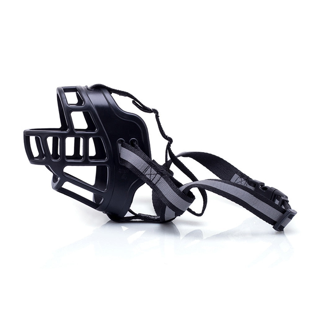 Dog Muzzle for Small Medium Large and X-Large Dogs | Breathable Basket Muzzle with Adjustable Straps, Anti-Bite and Anti-Barking Design