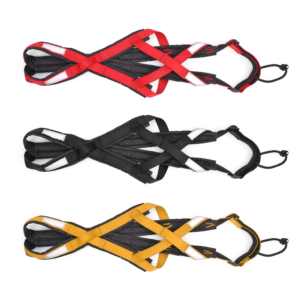 Dog Sled Harness for Large Dogs | Heavy-Duty Weight Pulling X Back Harness for Sledding, Canicross, and Skijoring