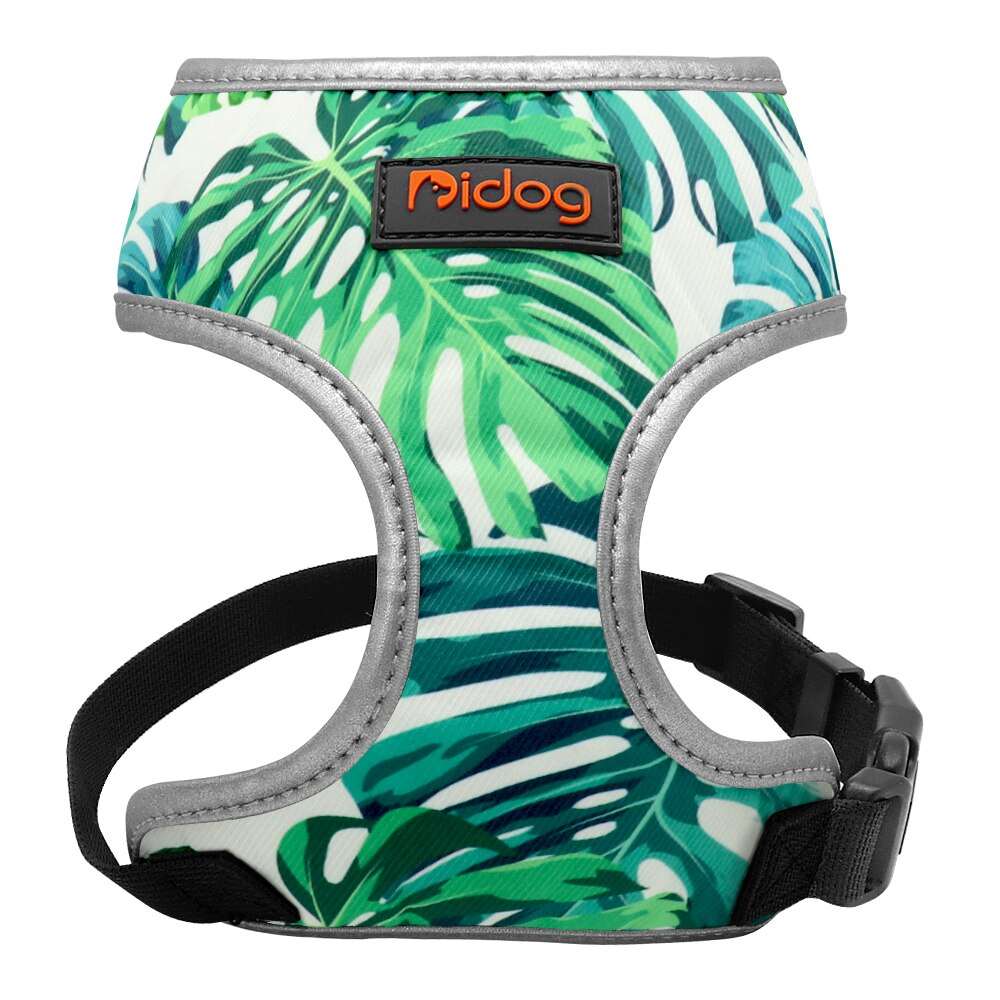Breathable Reflective Printed Harness | For Small Medium Dogs Cats | Walking Vest for Puppies and Dogs