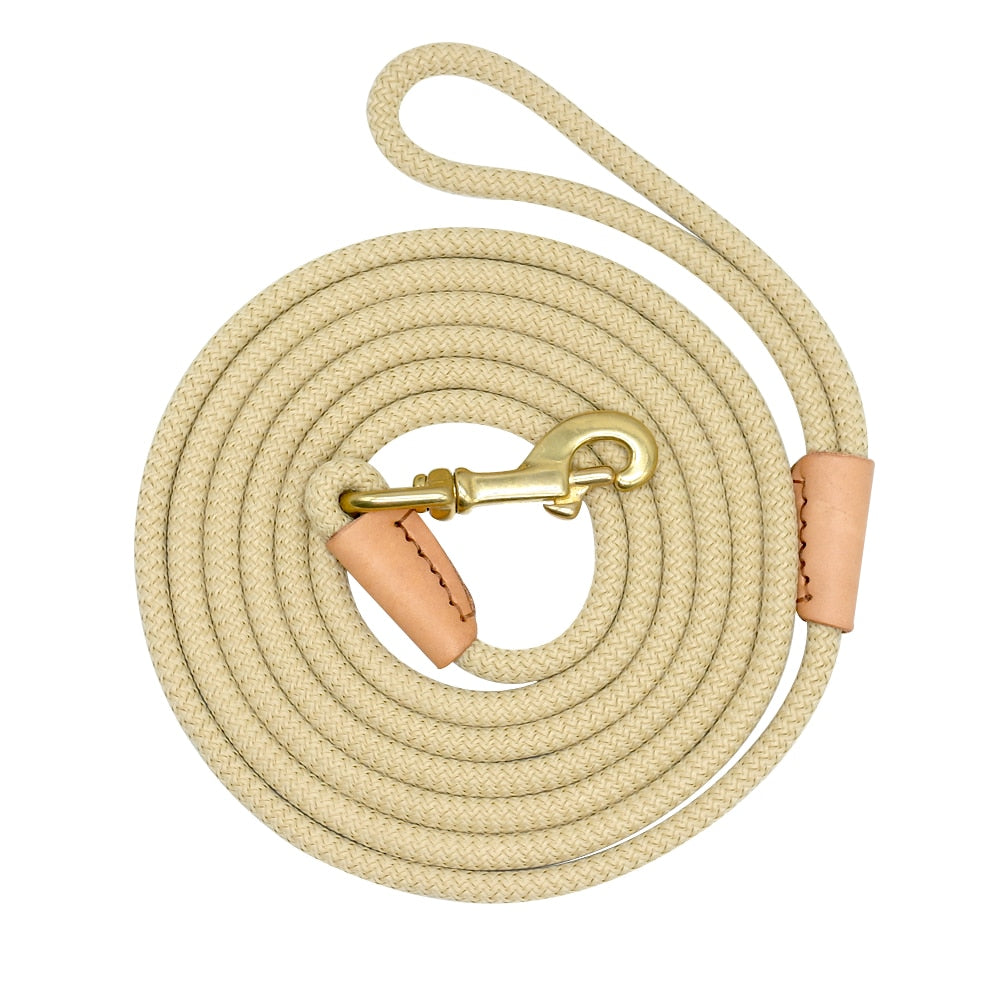 Durable Nylon Dog Tracking Leash | Long Leads for Training & Walking - 3m, 5m, 10m, 20m Non-Slip Rope for Medium & Large Dogs