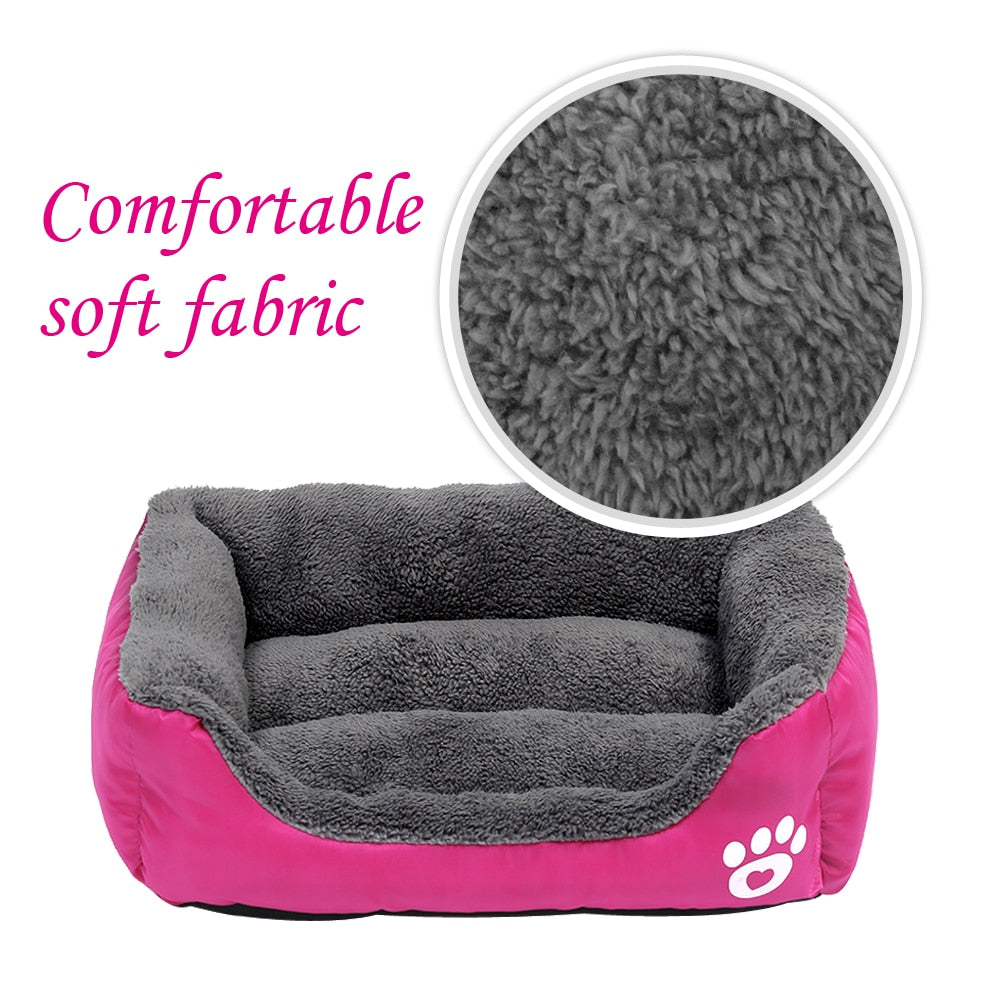 Soft Fleece Warm Dog Bed | Waterproof Bottom Pet Sofa for Small, Medium & Large Dogs and Cats | Comfortable & Multifunctional Design
