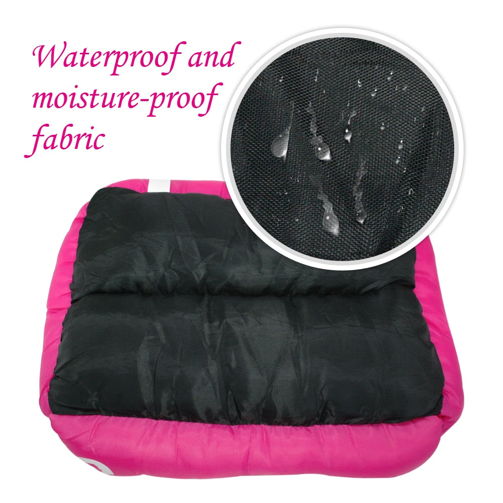 Soft Fleece Warm Dog Bed | Waterproof Bottom Pet Sofa for Small, Medium & Large Dogs and Cats | Comfortable & Multifunctional Design