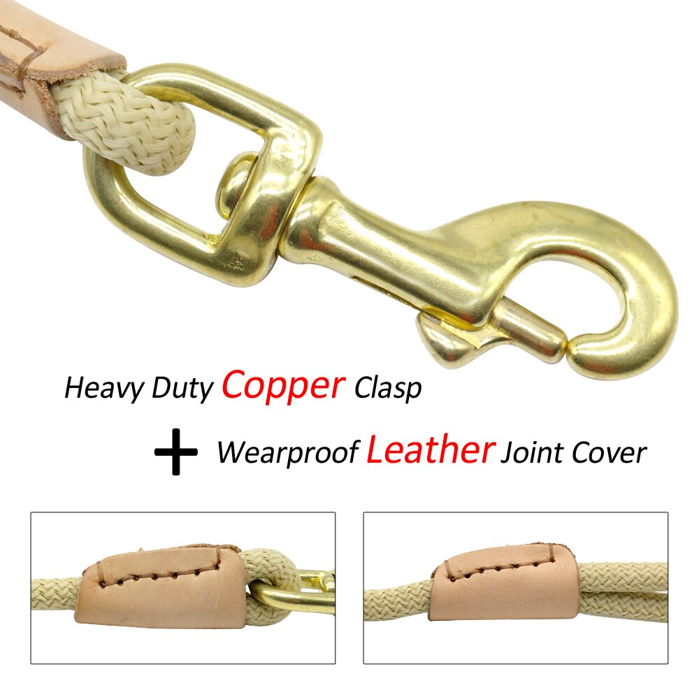 Durable Nylon Dog Tracking Leash | Long Leads for Training & Walking - 3m, 5m, 10m, 20m Non-Slip Rope for Medium & Large Dogs