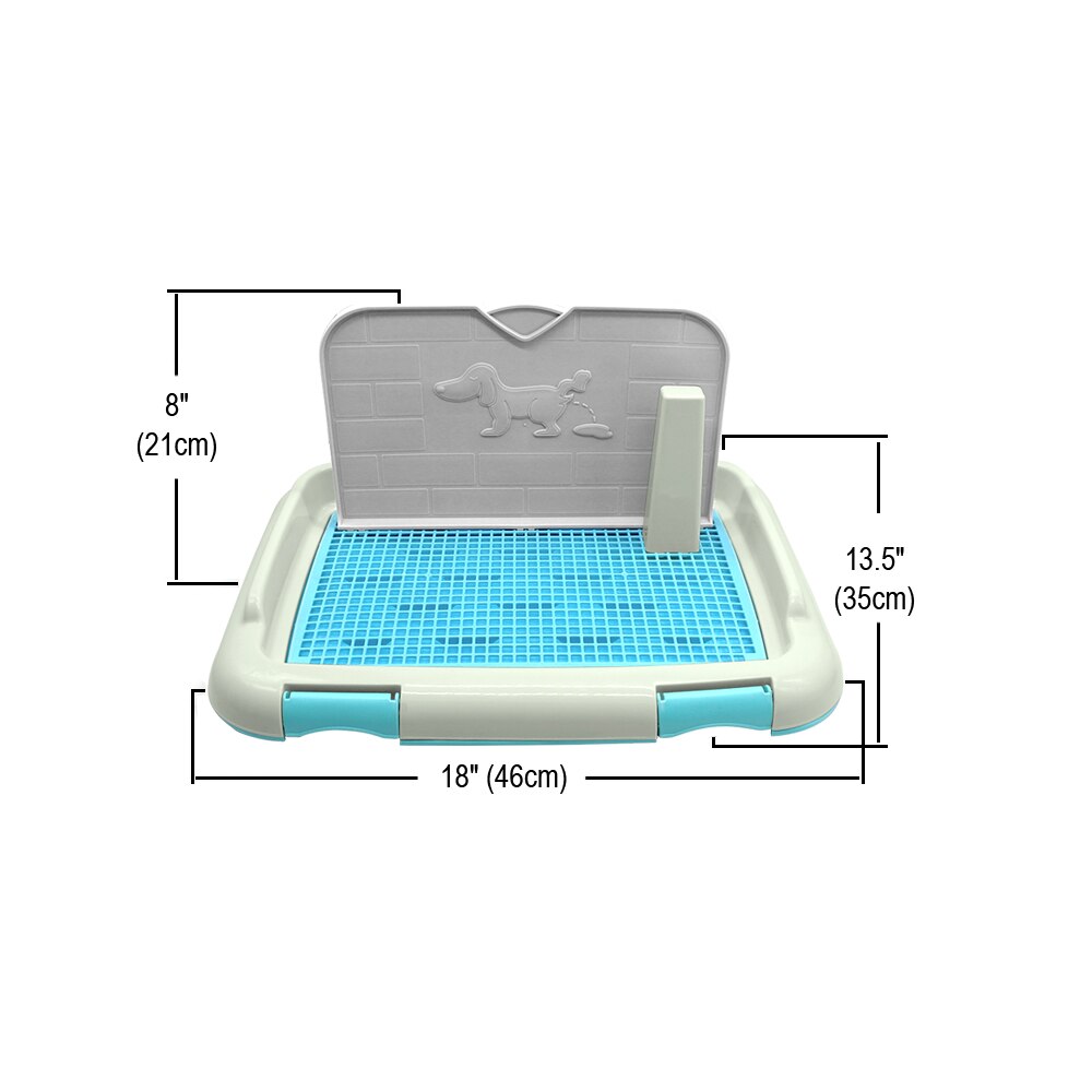 Indoor Puppy Training Toilet Tray | Non-Slip Potty Tray for Small Dogs and Cats | Pee Pad Holder