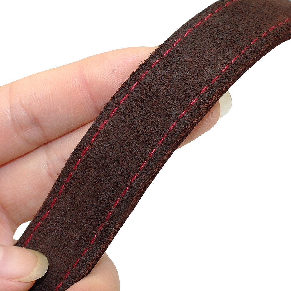 Handmade Genuine Leather Dog Collar | Durable Adjustable P Choke Pet Training Collar for Medium to Large Dogs (M-XL)