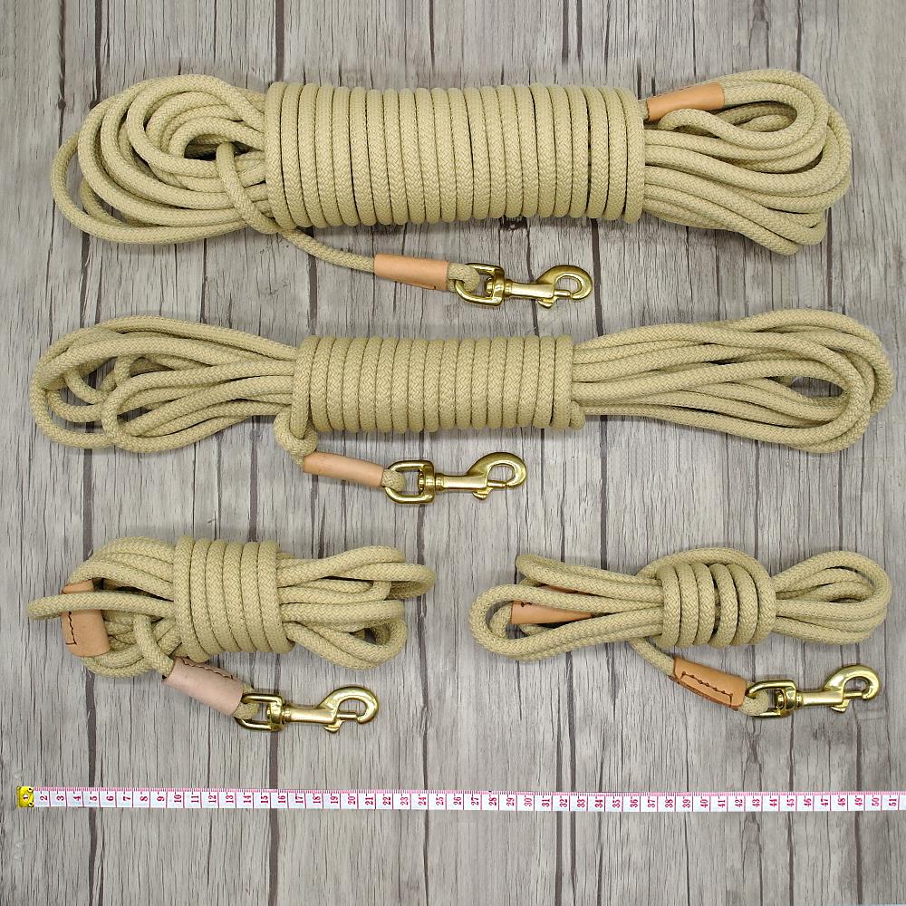 Durable Nylon Dog Tracking Leash | Long Leads for Training & Walking - 3m, 5m, 10m, 20m Non-Slip Rope for Medium & Large Dogs