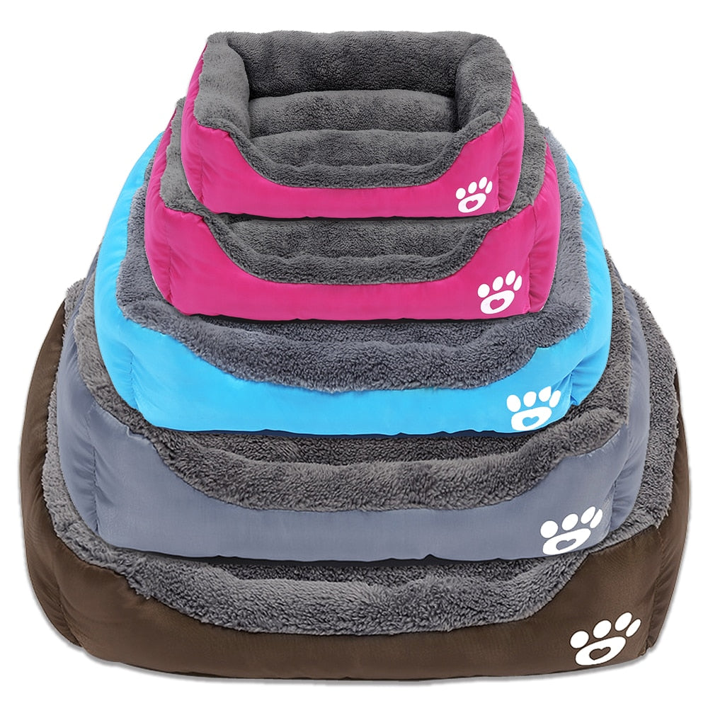 Soft Fleece Warm Dog Bed | Waterproof Bottom Pet Sofa for Small, Medium & Large Dogs and Cats | Comfortable & Multifunctional Design