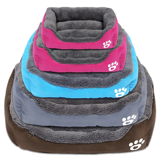 Soft Fleece Warm Dog Bed | Waterproof Bottom Pet Sofa for Small, Medium & Large Dogs and Cats | Comfortable & Multifunctional Design