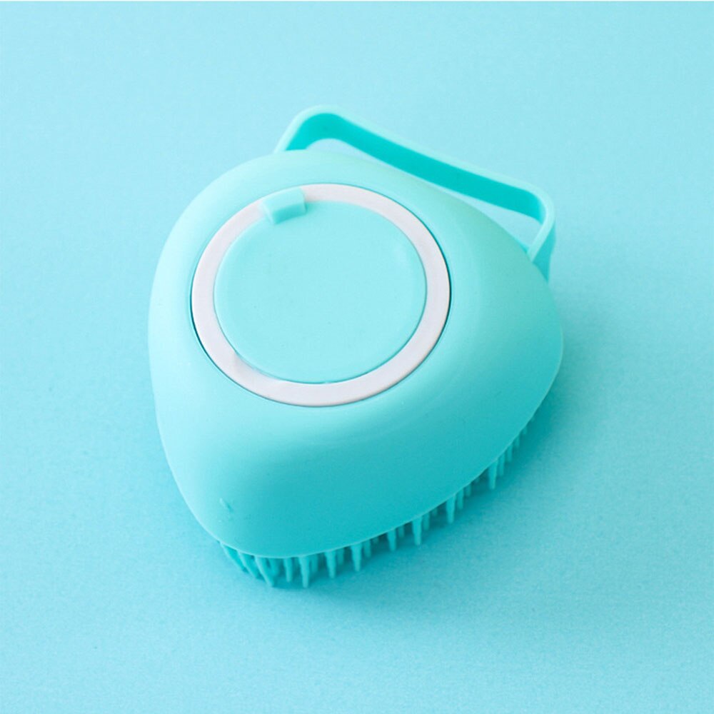 Super Soft Silicone Pet Bath Brush | Multipurpose Shampoo Massager for Grooming, Shedding, and Bathing
