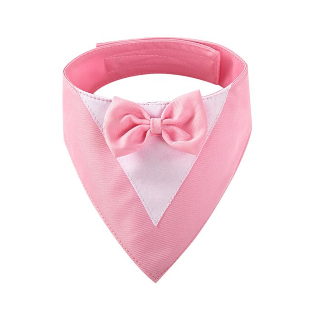 Pet Bow Tie Tuxedo Dog Bandana | Adjustable Formal Collar for Wedding, Party, and Dress-Up Events