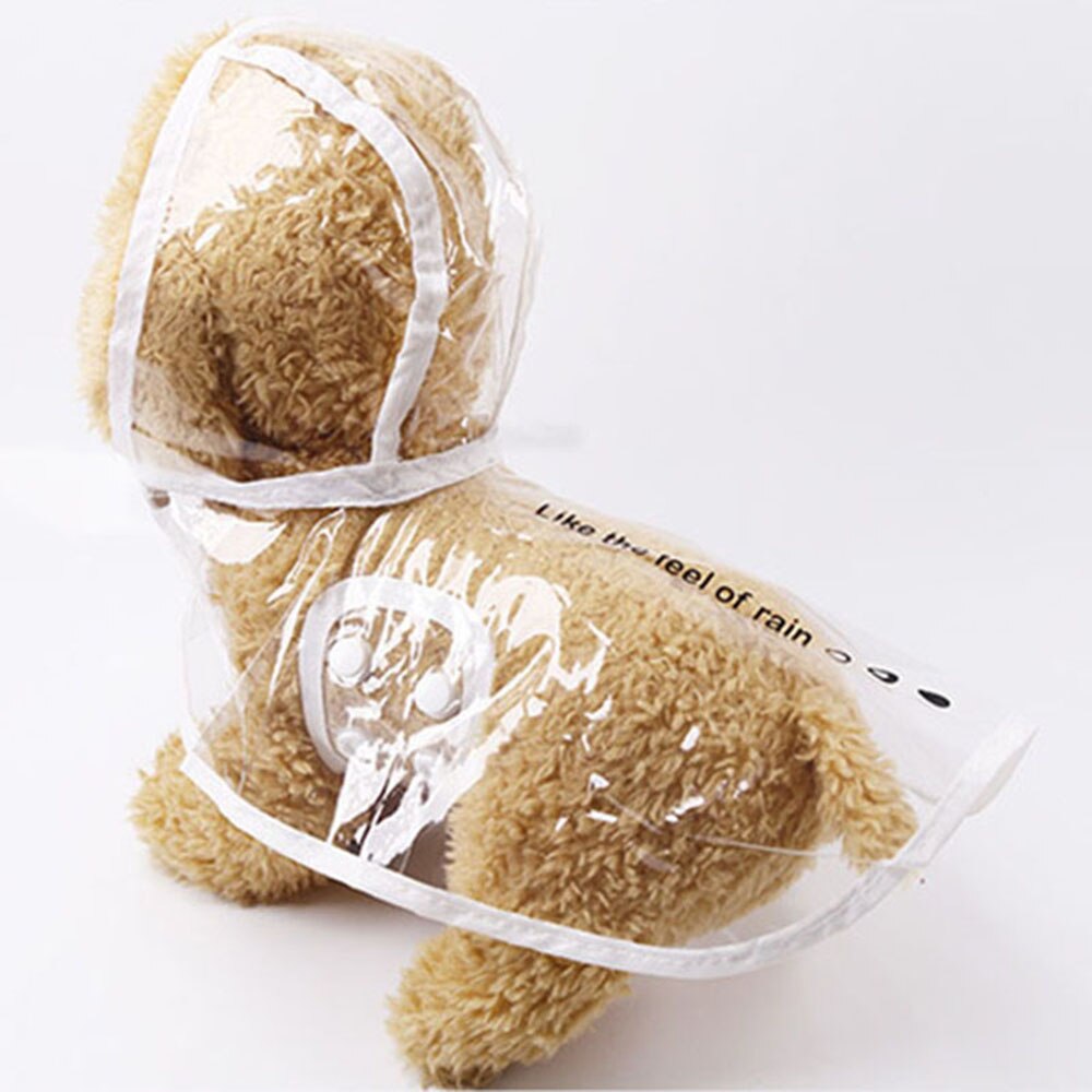 Waterproof Dog Raincoat | Transparent & Lightweight Rain Protection for Small to Medium Dogs