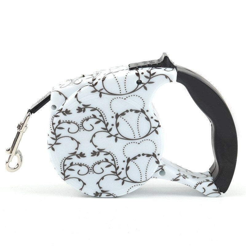 Automatic Retractable Nylon Dog Leash | 5m Durable Dog Lead for Small Dogs | Multiple Designs Available