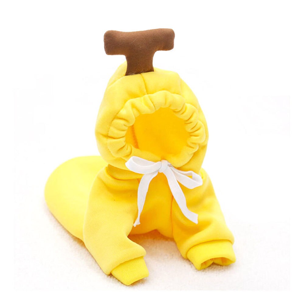 Warm Fleece Fruit Dog Hoodies | Adorable Pet Costume for Small Dogs and Cats, Soft and Cozy for Cold Weather