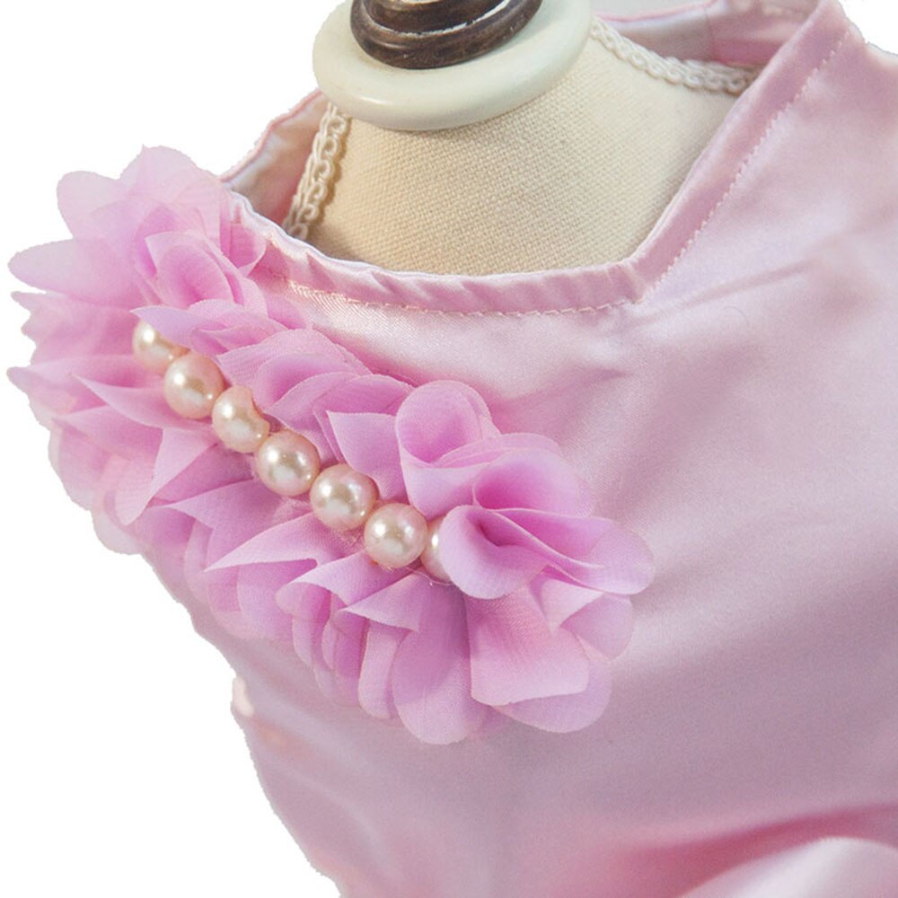 Elegant Dog Wedding Dress | Princess Rose Design for Small Dogs