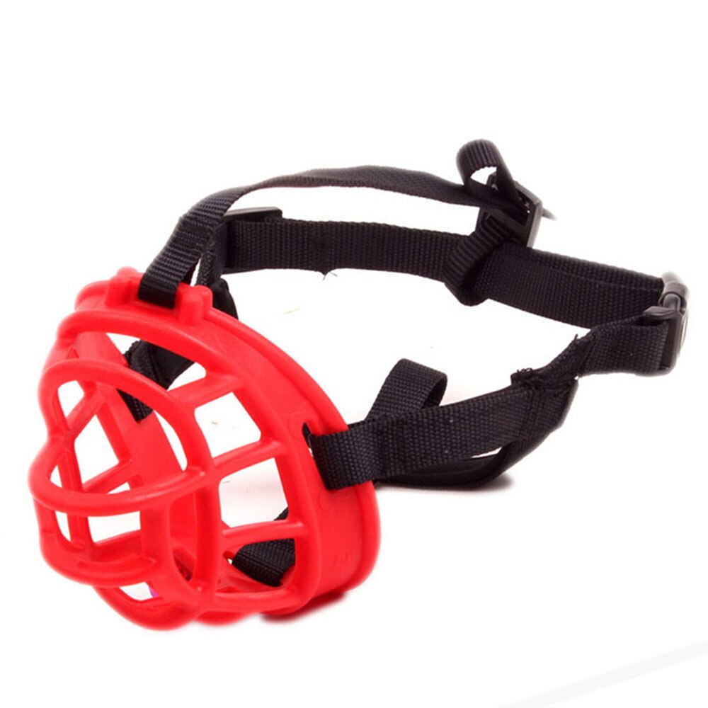 Adjustable Soft Silicone Dog Muzzle | Breathable Lightweight Basket Muzzle for Small, Medium, Large Dogs