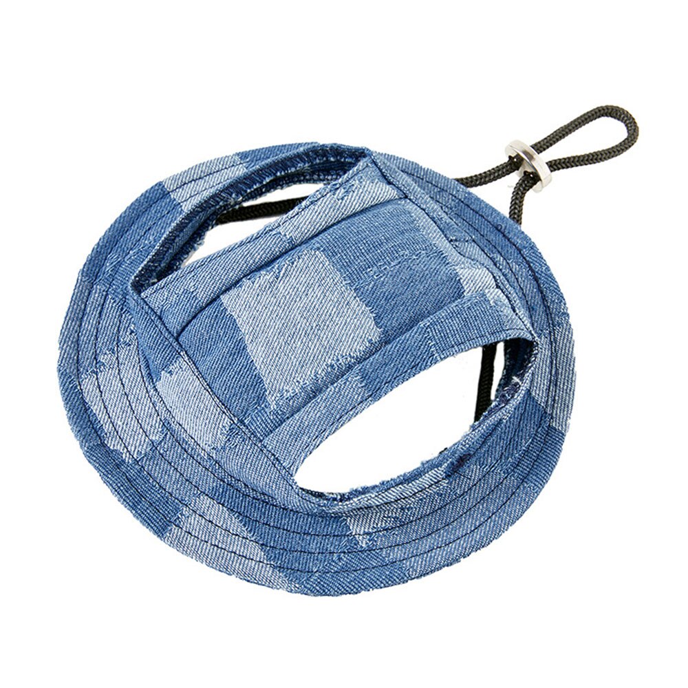 Casual Dog Hat | Stylish Summer Canvas Sun Cap with Ear Holes for Dogs | Multiple Sizes Available
