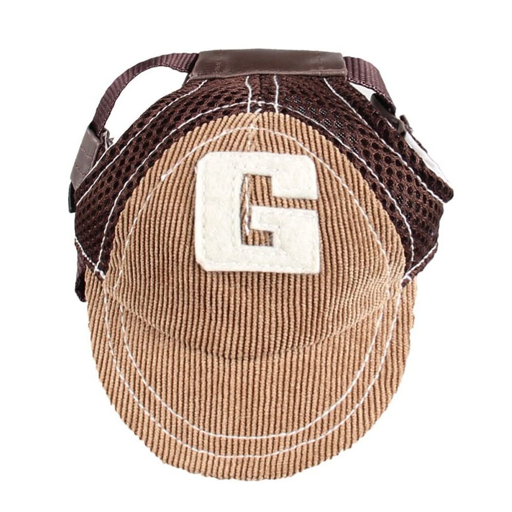 Sport Dog Baseball Cap | Adjustable Pet Sun Hat with Ear Holes for Outdoor Summer Protection