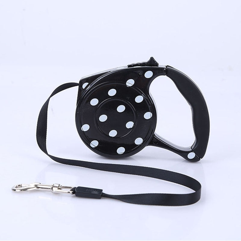 Automatic Retractable Nylon Dog Leash | 5m Durable Dog Lead for Small Dogs | Multiple Designs Available