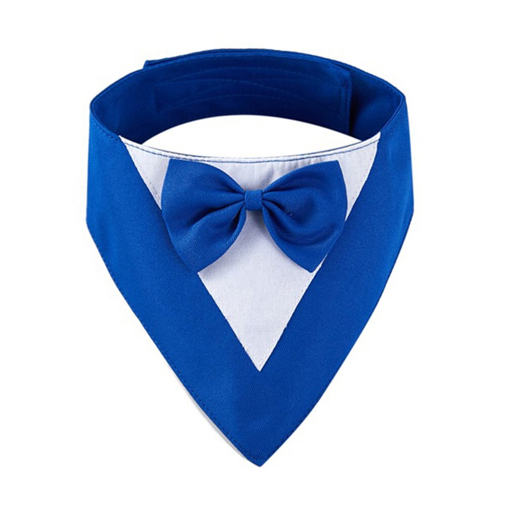 Pet Bow Tie Tuxedo Dog Bandana | Adjustable Formal Collar for Wedding, Party, and Dress-Up Events