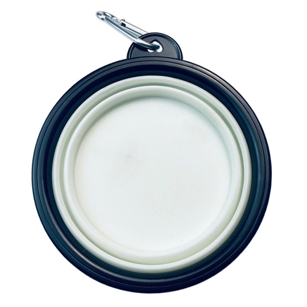 Collapsible Silicone Dog Bowls | Portable Travel Feeding Dish, 350/1000ml for Dogs & Cats