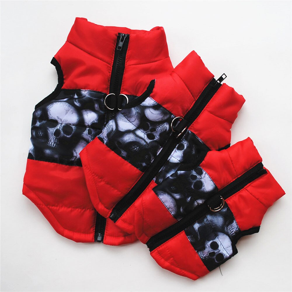 Winter Warm Dog Clothes | Windproof Puppy Pet Clothing Cotton Vest Coat for Small Dogs