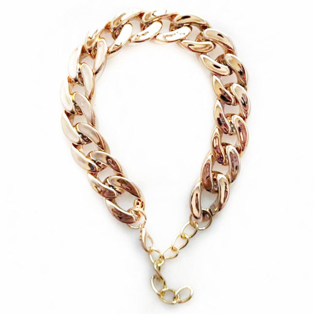 Adjustable Gold Cuban Link Pet Collar | Lightweight Plastic Necklace for Small Dogs & Cats | Multiple Colours Available