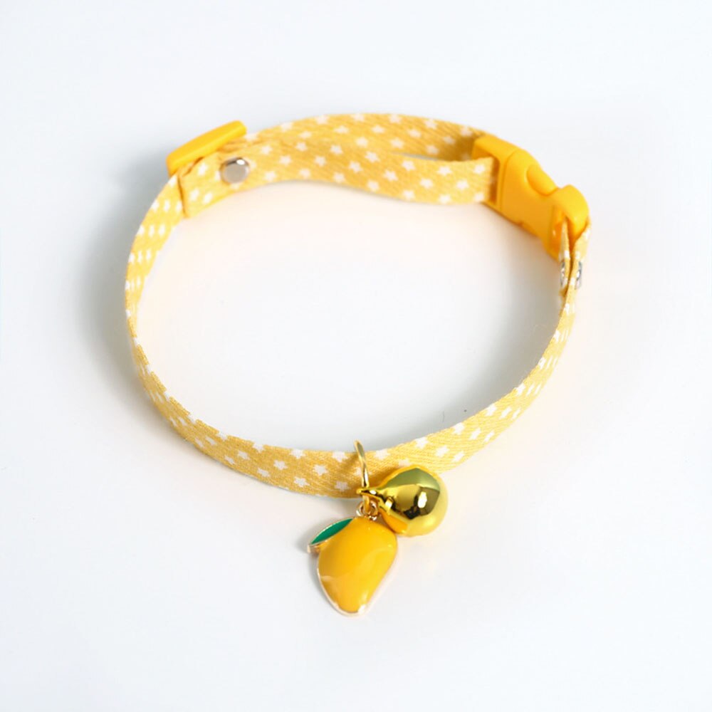 Adjustable Cat Bell Collar with Cute Pendant | Breakaway Safety Necklace for Kittens and Small Dogs, Multiple Colours Available