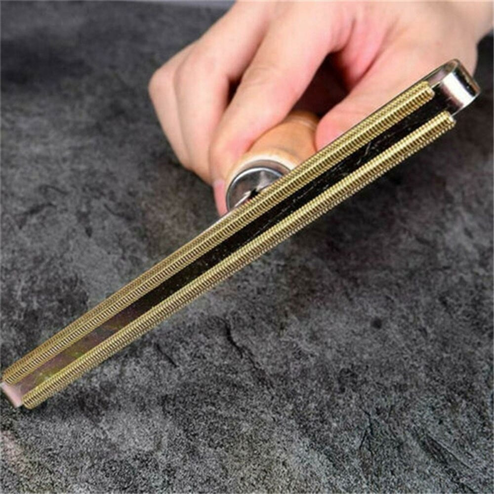 Wooden Lint Remover | Wool & Pet Hair Removal Scraper for Clothing and Fabric Care