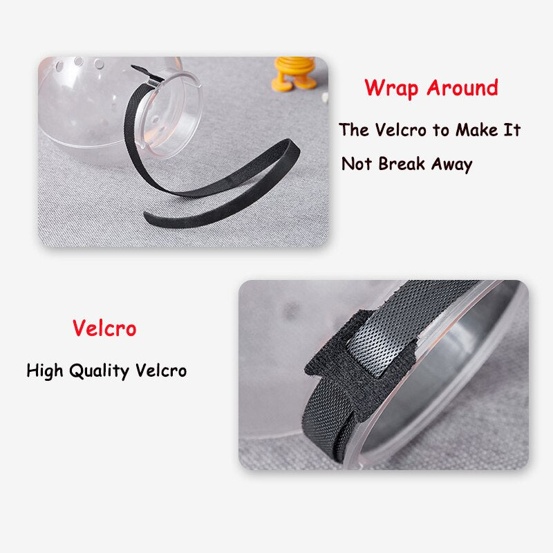Cat Muzzle Anti-Bite Protective Space Hood | Breathable Grooming Mask for Small Pets | Prevents Biting and Licking