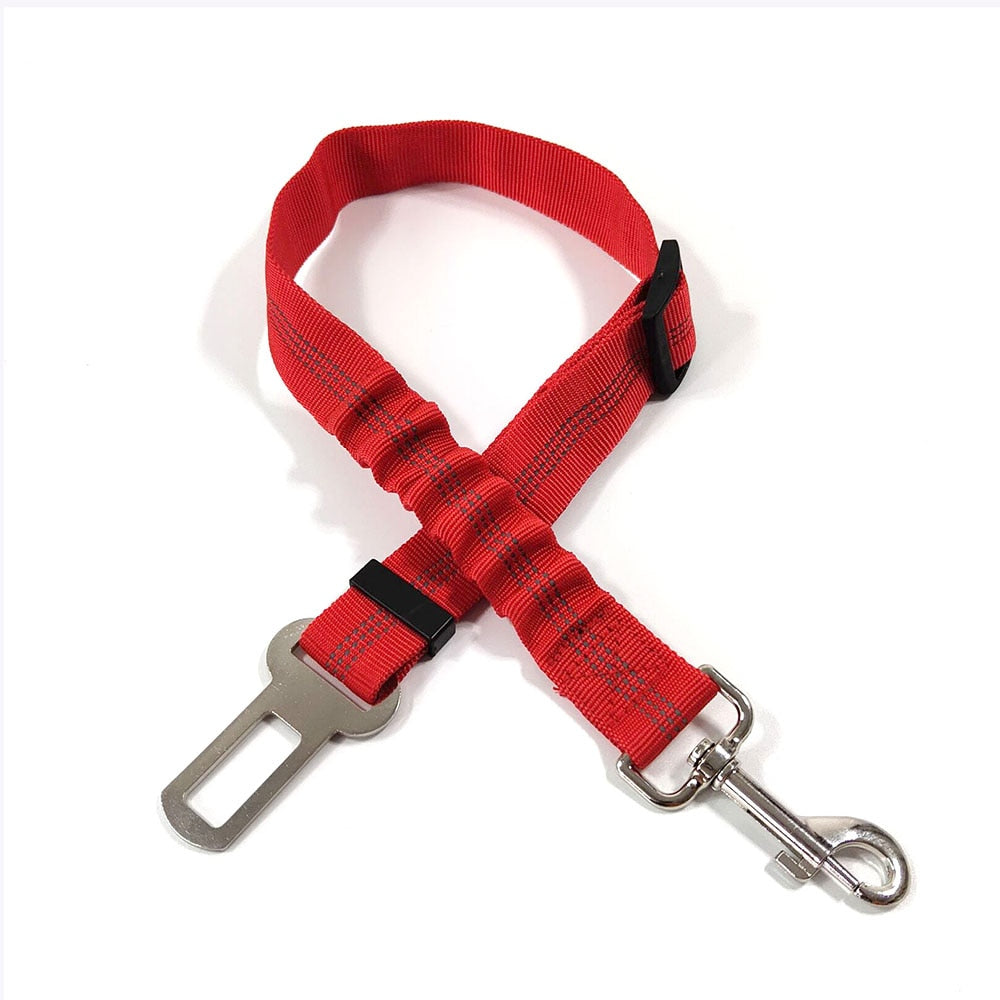 Adjustable Dog Car Seat Belt | Reflective Bungee and Non-Bungee Options for Pet Safety