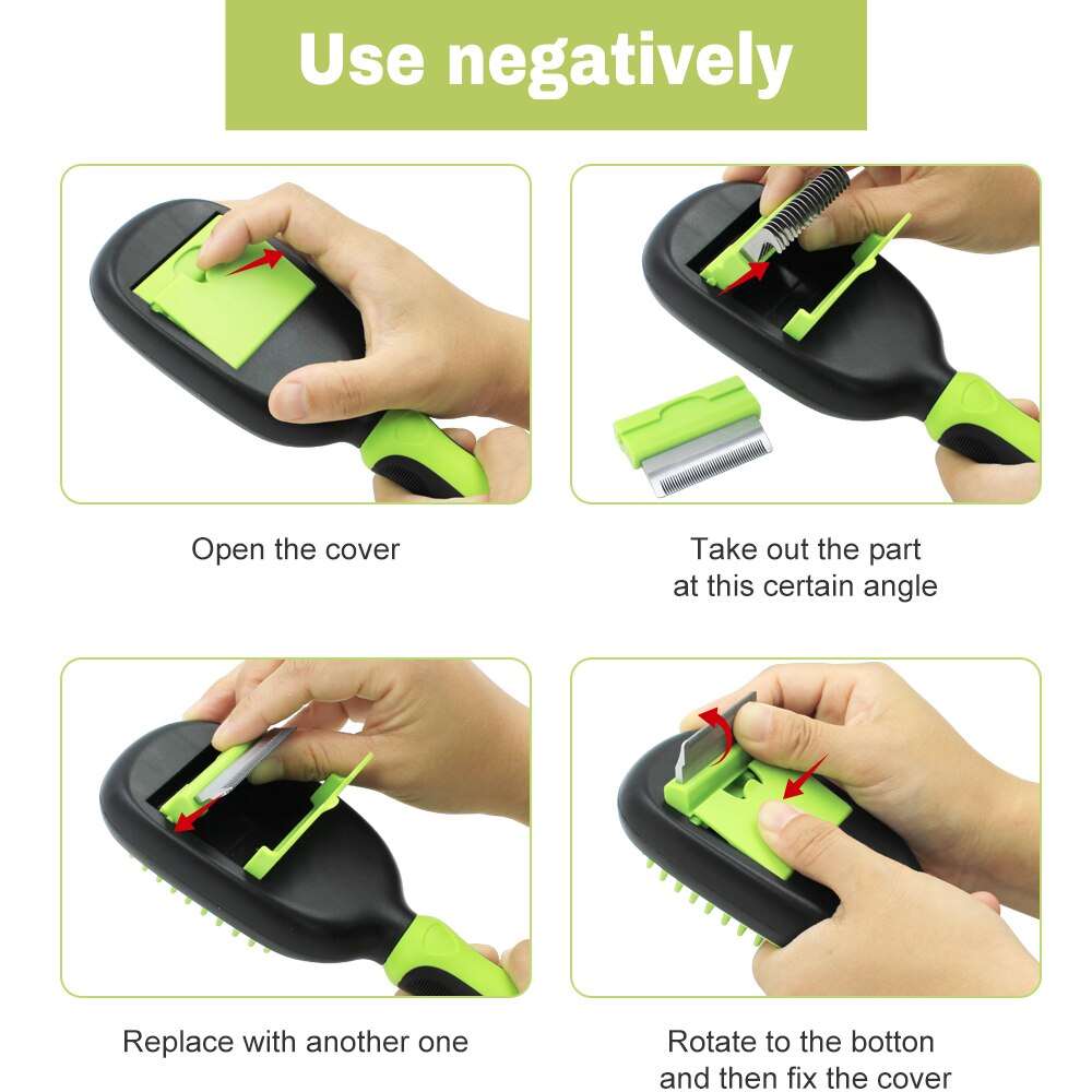 5-in-1 Pet Comb Brush Set | Grooming Tools for Long Hair Dogs and Cats | Hair Removal and Pet Accessories