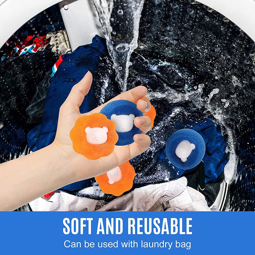 Pet Hair Remover Dryer Balls | Anti-Entanglement and Lint Catcher for Laundry