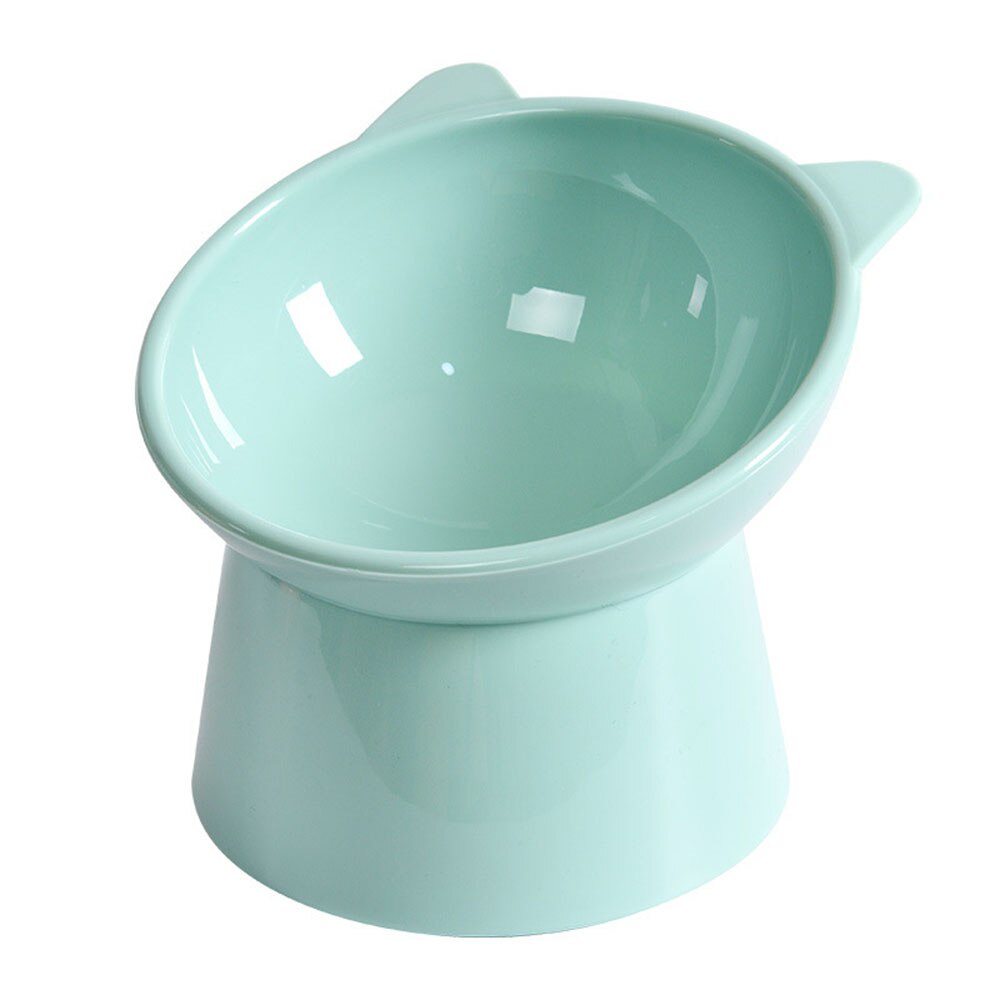 45-Degree Raised Pet Bowl | Anti-Overturning High Foot Feeder for Cats & Small Dogs