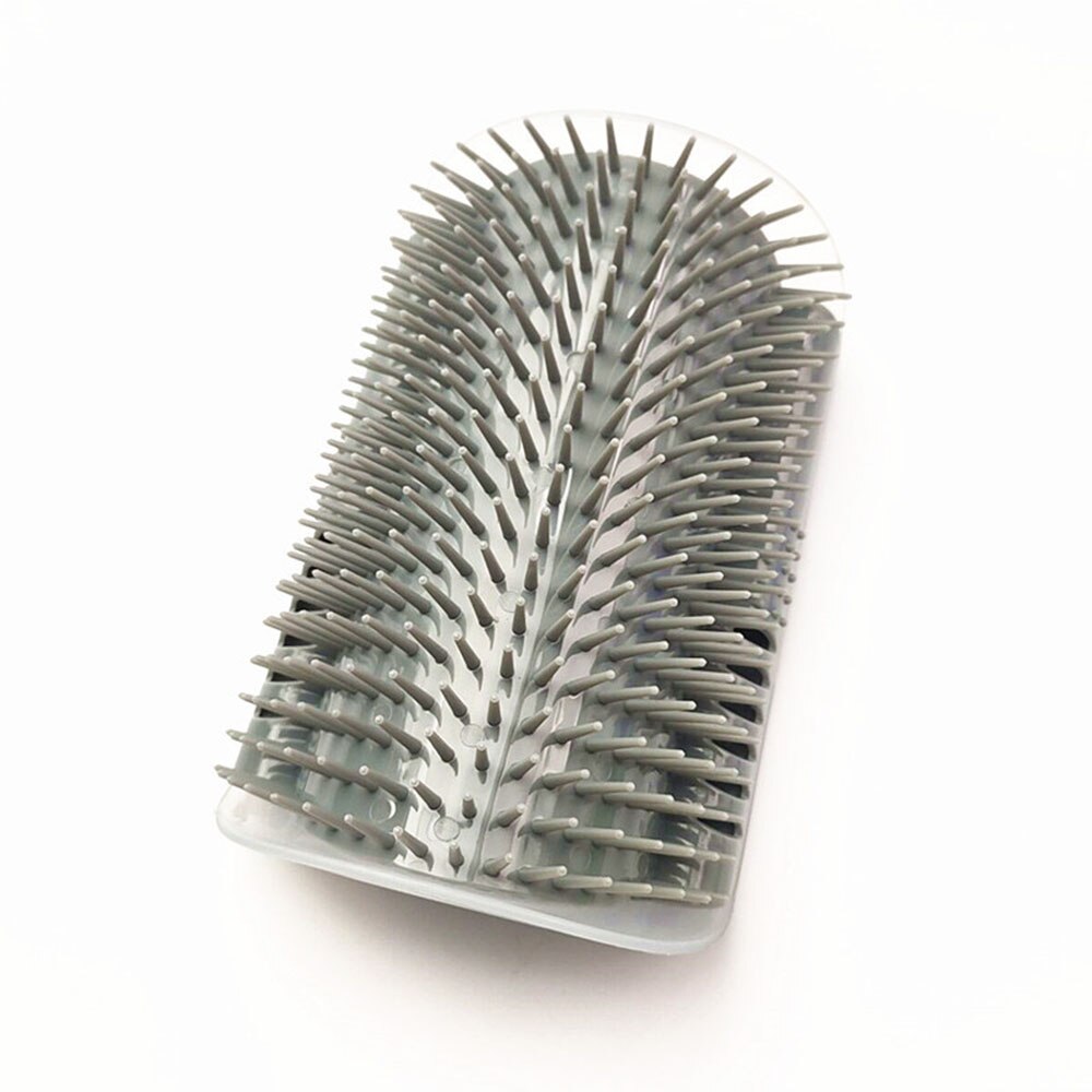 Self-Grooming Cat Brush Massage Device | Pet Hair Removal Comb, Scratch Bristles, and Corner Scratcher
