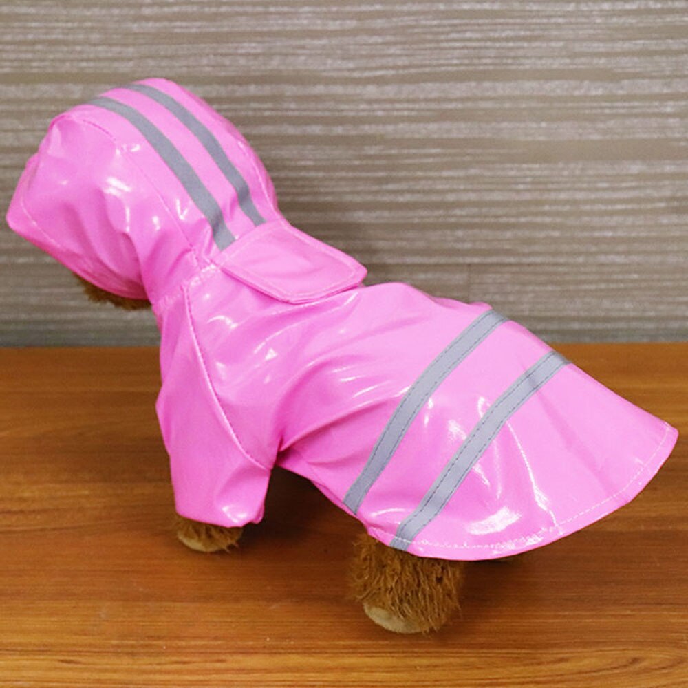 Waterproof Reflective Dog Raincoat | Outdoor Rain Jacket for Small Dogs and Cats in Multiple Colours