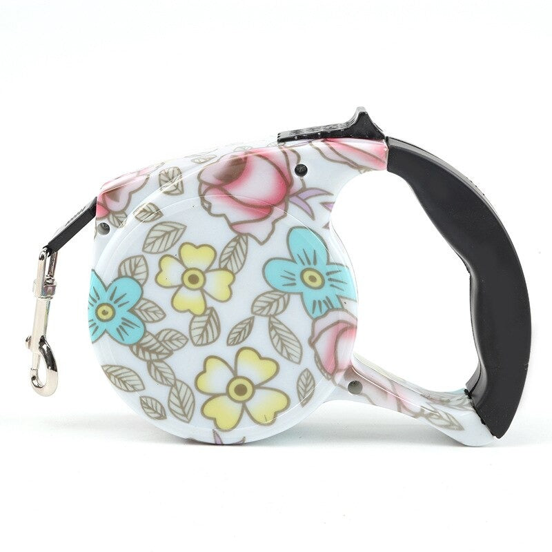 Automatic Retractable Nylon Dog Leash | 5m Durable Dog Lead for Small Dogs | Multiple Designs Available