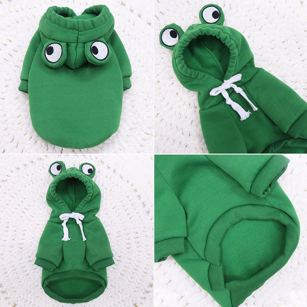 Warm Fleece Fruit Dog Hoodies | Adorable Pet Costume for Small Dogs and Cats, Soft and Cozy for Cold Weather