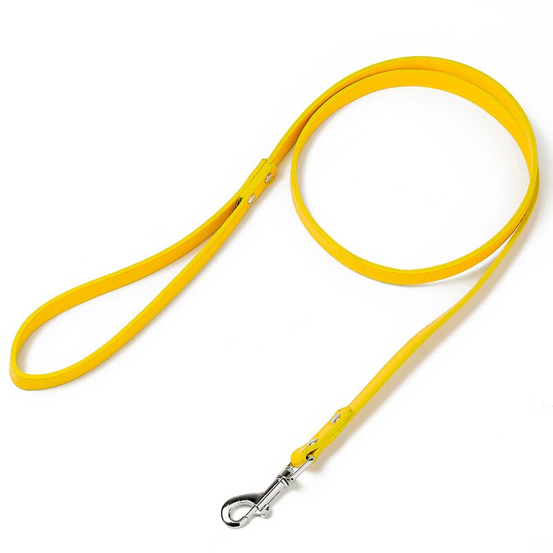 Colourful PU Leather Dog Training Leash | Durable & Stylish Lead for All Dog Sizes, 120cm Length