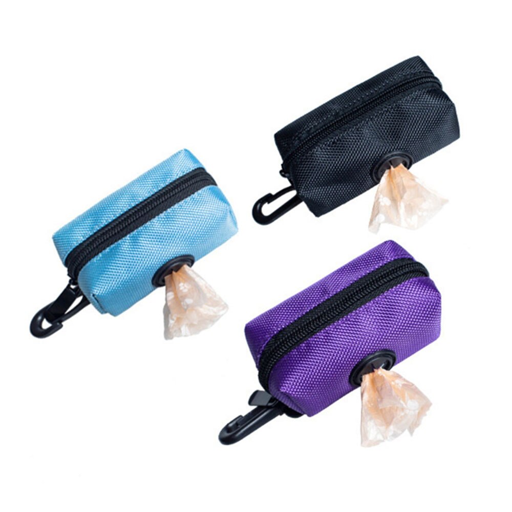 Pet Dog Poop Bag Dispenser | Travel-Friendly, Leash Attachment, Adjustable Waste Bag Holder for Easy Pet Cleanup