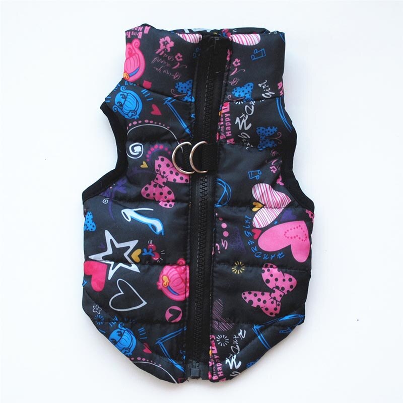 Winter Warm Dog Clothes | Windproof Puppy Pet Clothing Cotton Vest Coat for Small Dogs