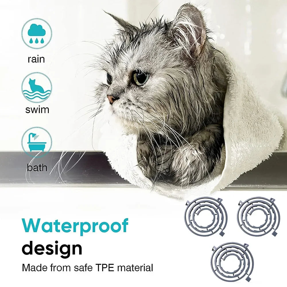 Pet Calming Collar for Cats | Effective Stress Relief and Anxiety Reduction with Pheromones | 60-Day Lasting Breakaway Collar for Cats and Small Dogs