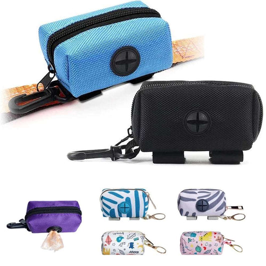 Adjustable Dog Poop Bag Dispenser | Pet Waste Bag Holder for Leash | Portable Garbage Bag Dispenser for Pet Cleaning