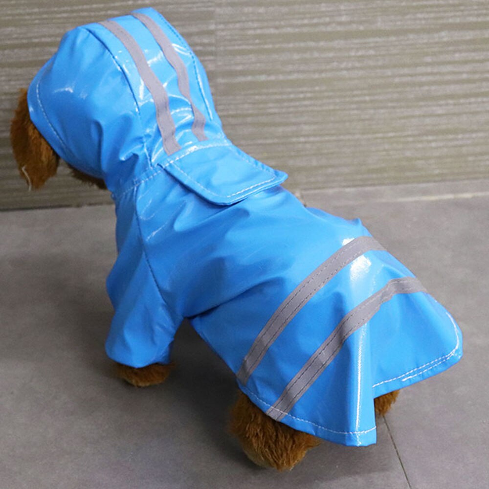 Waterproof Reflective Dog Raincoat | Outdoor Rain Jacket for Small Dogs and Cats in Multiple Colours