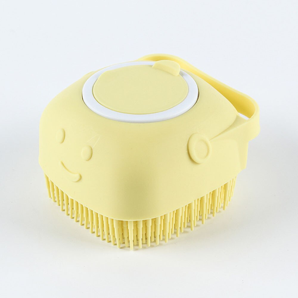 Super Soft Silicone Pet Bath Brush | Multipurpose Shampoo Massager for Grooming, Shedding, and Bathing