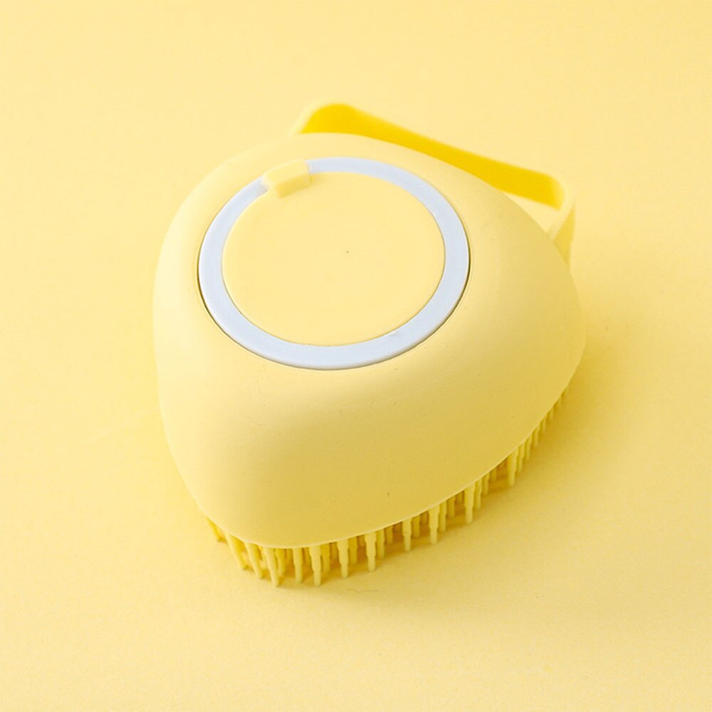 Super Soft Silicone Pet Bath Brush | Multipurpose Shampoo Massager for Grooming, Shedding, and Bathing