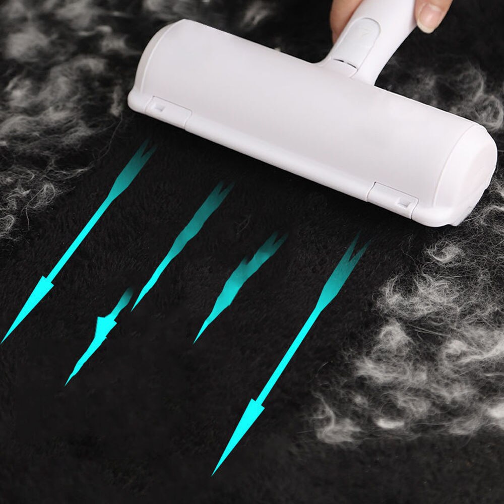 Pet Hair Remover Cat Dog Hair Cleaner | Stripped Carpet Hair Sticky Roller for Efficient Lint and Hair Removal