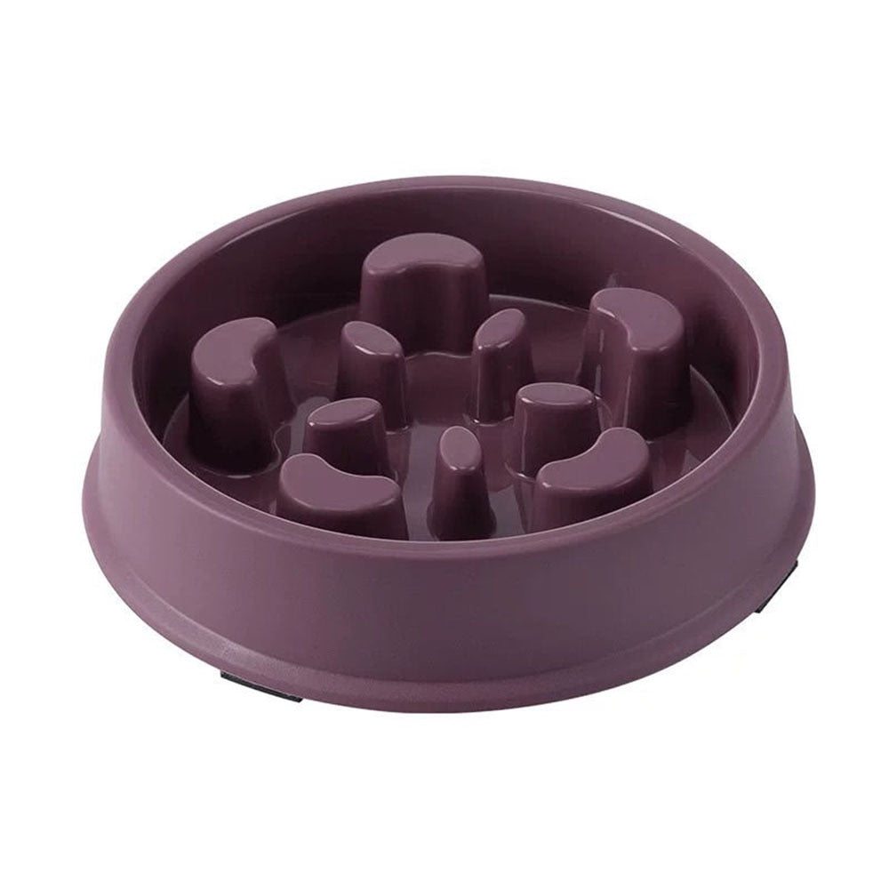 Pet Slow Feeder Bowl | Anti-Gulping Non-Slip Puzzle Bowl for Small & Medium Dogs