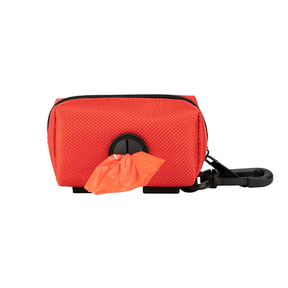 Pet Dog Poop Bag Dispenser | Travel-Friendly, Leash Attachment, Adjustable Waste Bag Holder for Easy Pet Cleanup