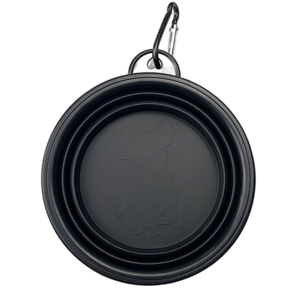Collapsible Silicone Dog Bowls | Portable Travel Feeding Dish, 350/1000ml for Dogs & Cats